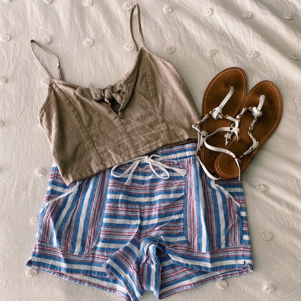 Rewind cotton high rise shorts